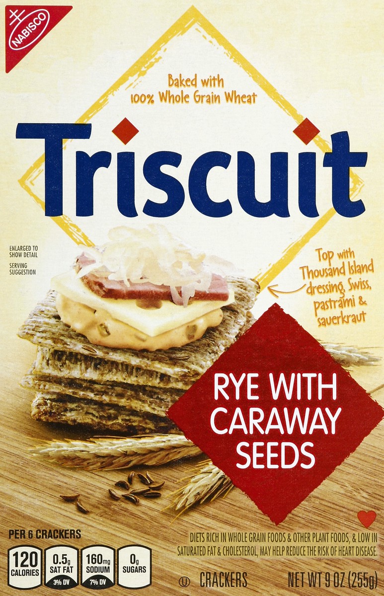 slide 6 of 7, Triscuit Crackers 9 oz, 9 oz