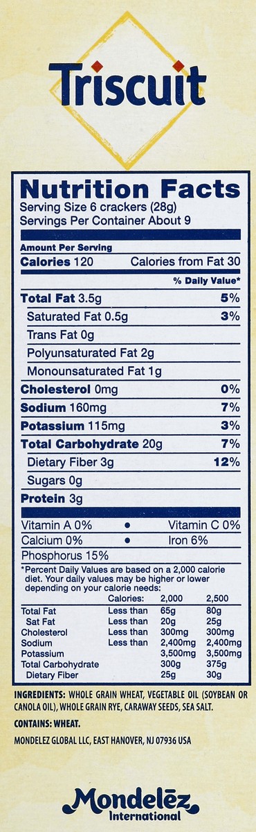 slide 3 of 7, Triscuit Crackers 9 oz, 9 oz