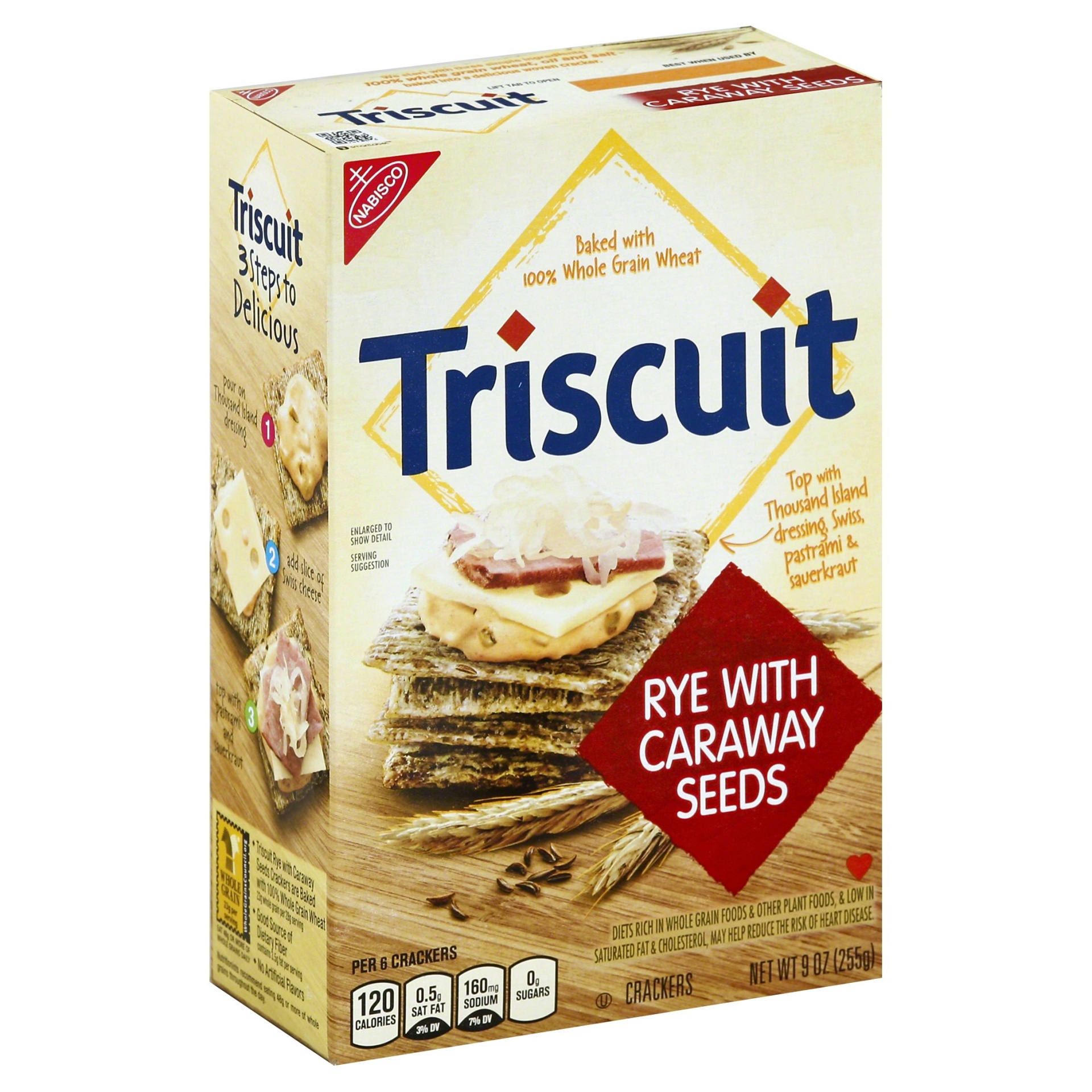 slide 1 of 7, Triscuit Crackers 9 oz, 9 oz