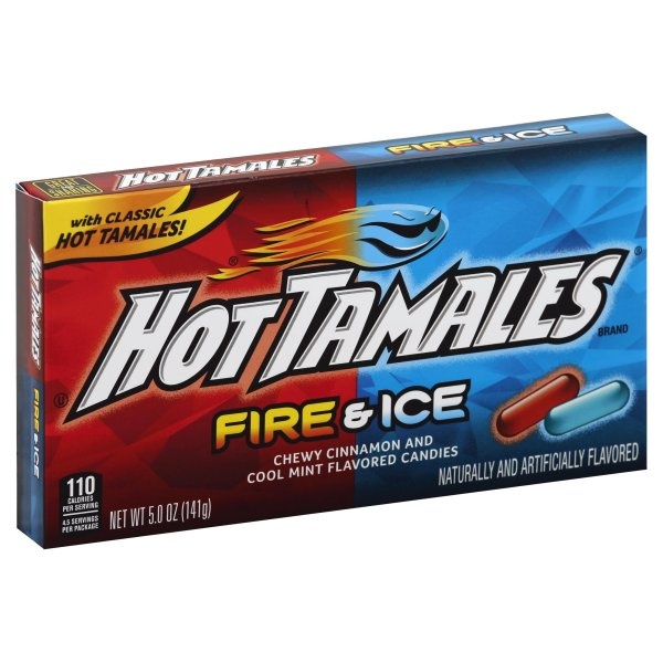 slide 1 of 6, Hot Tamales Fire and Ice Theater, 5 oz