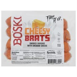 Boski Cheddar Cheese Smoked Sausage 12 oz