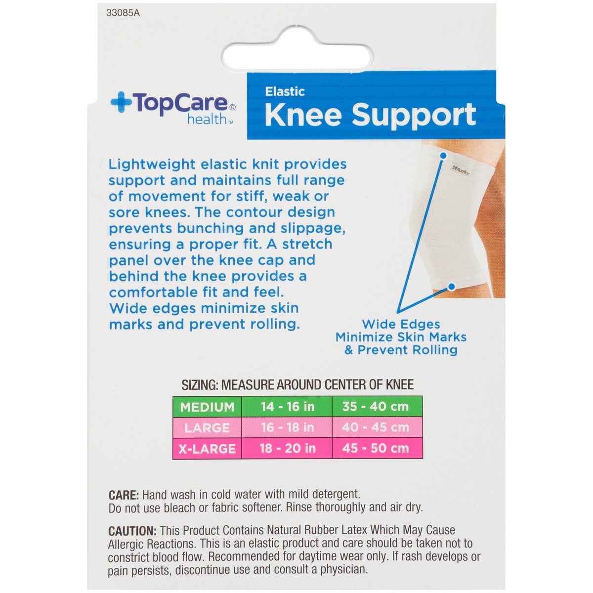 slide 5 of 8, TopCare Knee Support Elastic Large, 1 ct