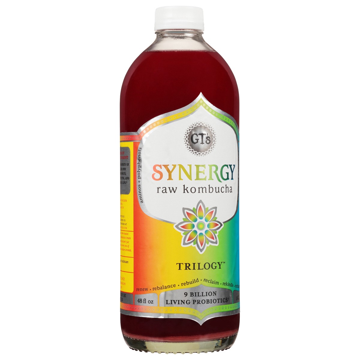slide 9 of 9, GT's Trilogy Kombucha 48 fl oz, 48 fl oz