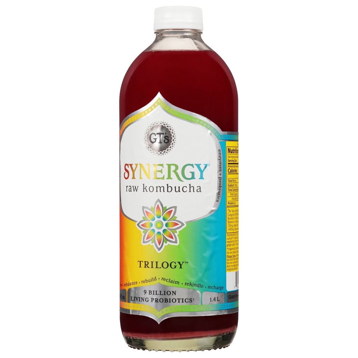 slide 2 of 9, GT's Trilogy Kombucha 48 fl oz, 48 fl oz