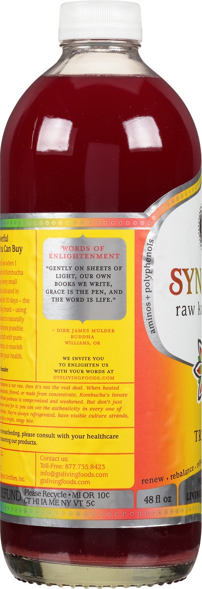 slide 4 of 9, GT's Trilogy Kombucha 48 fl oz, 48 fl oz