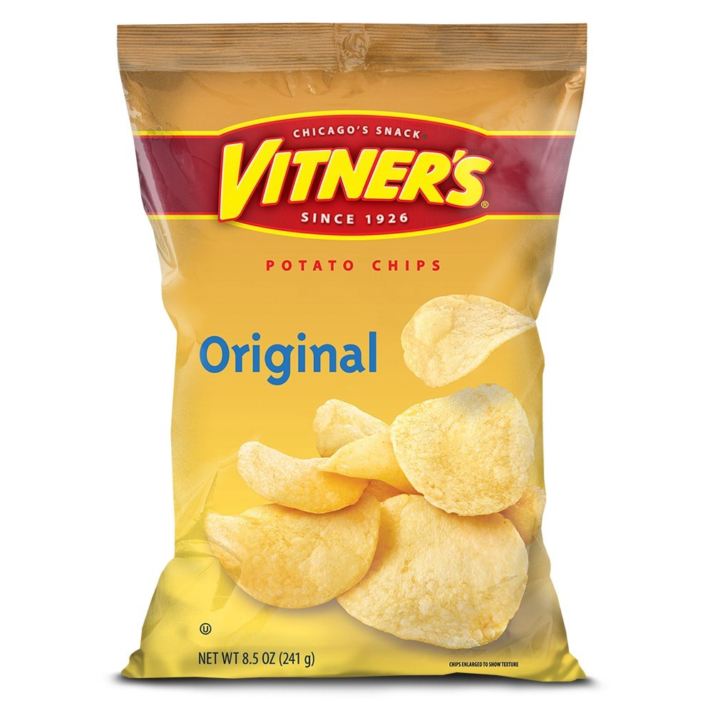 slide 1 of 1, Vitner's Original Flavored Potato Chips, 8.5 oz