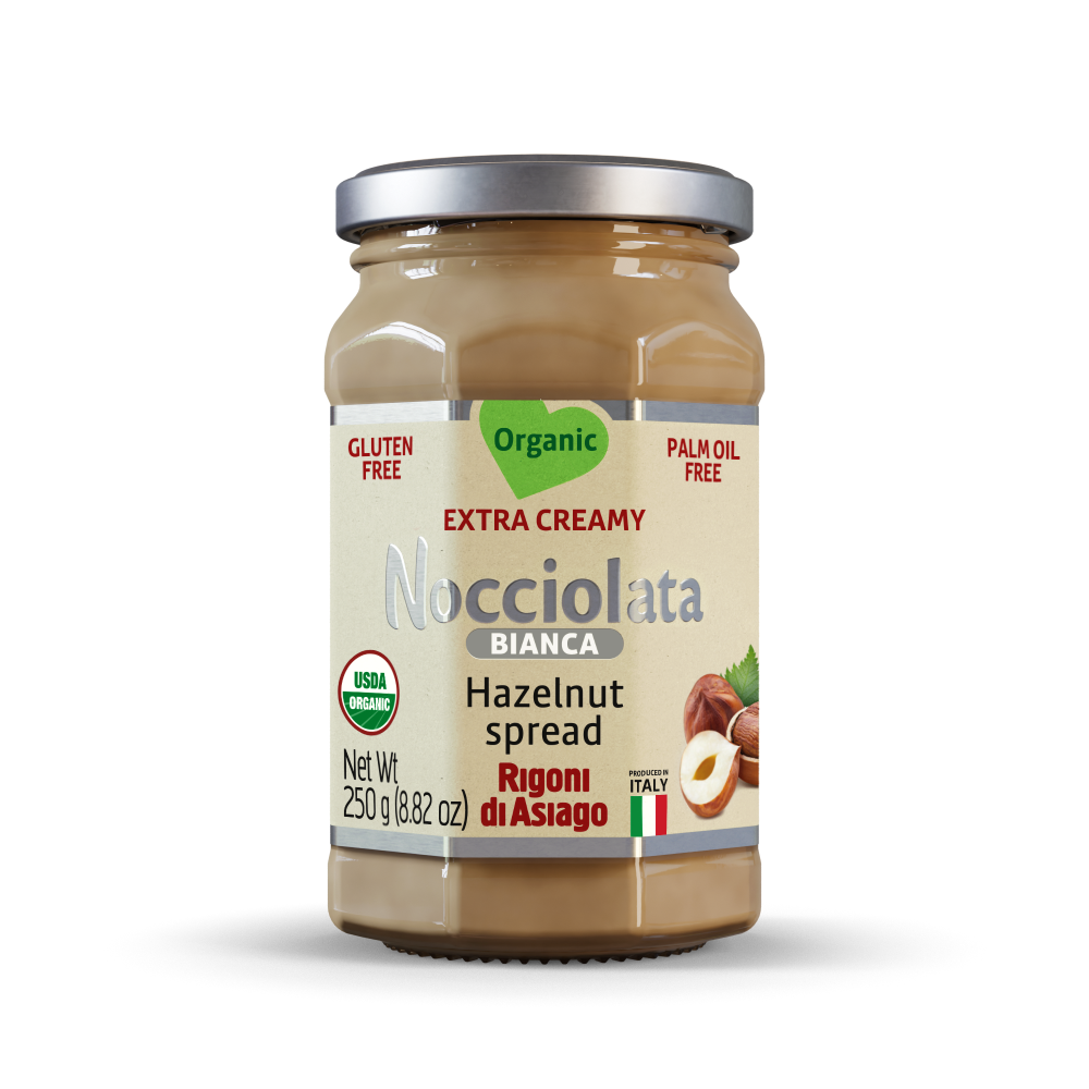 slide 2 of 3, Nocciolata Org Bianca Hazelnut Spread, 8.82 oz