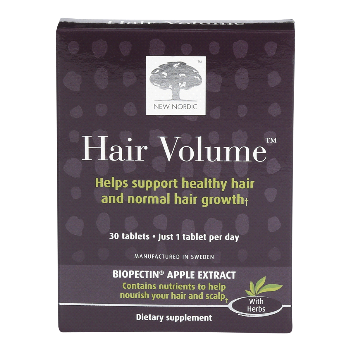 slide 1 of 13, New Nordic Hair Volume Tablets, 30 ct