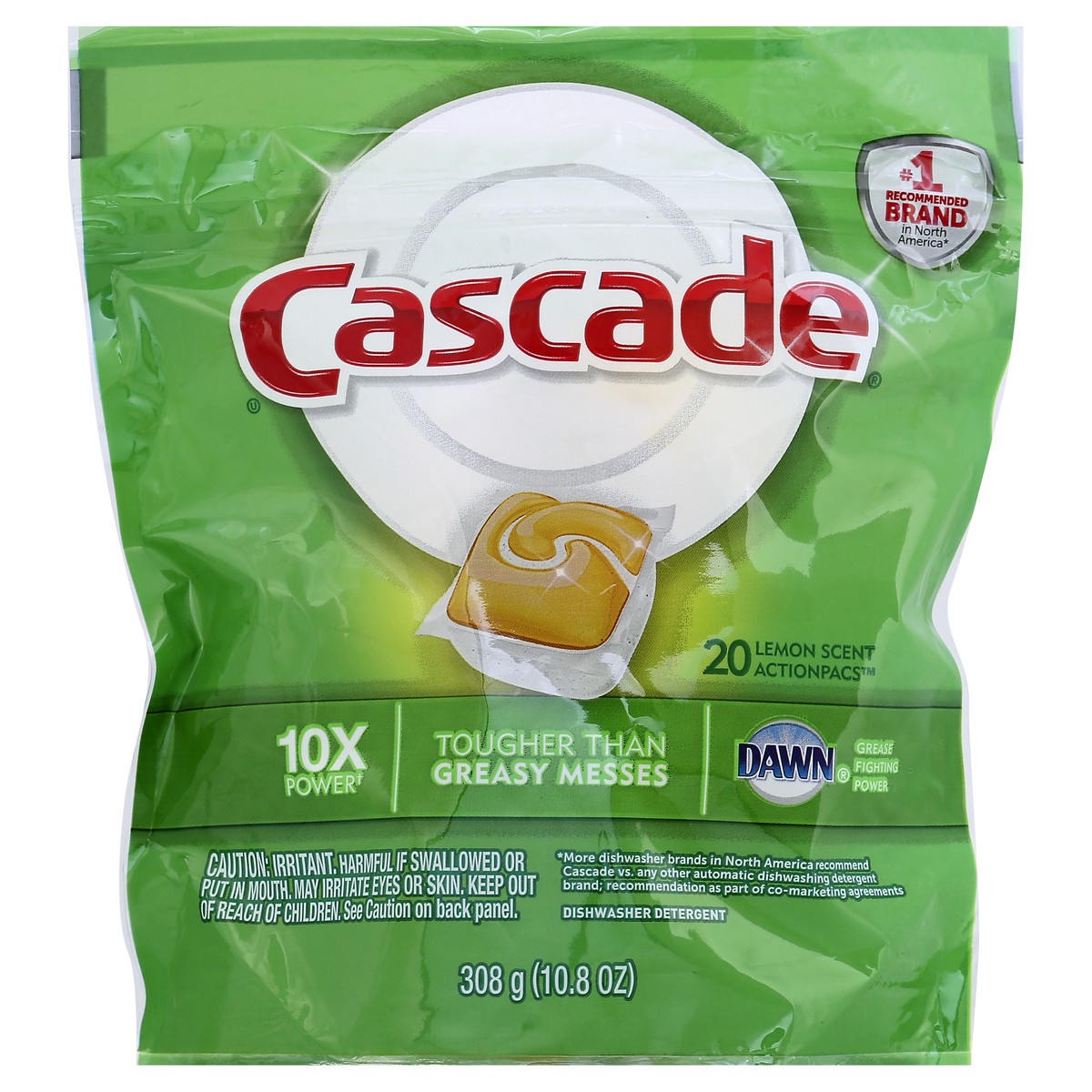 slide 1 of 4, Cascade Dishwasher Detergent 20 ea, 20 ct