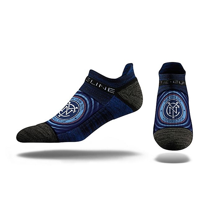 slide 1 of 1, MLS New York City FC Strideline No Show Socks - Navy, 1 ct