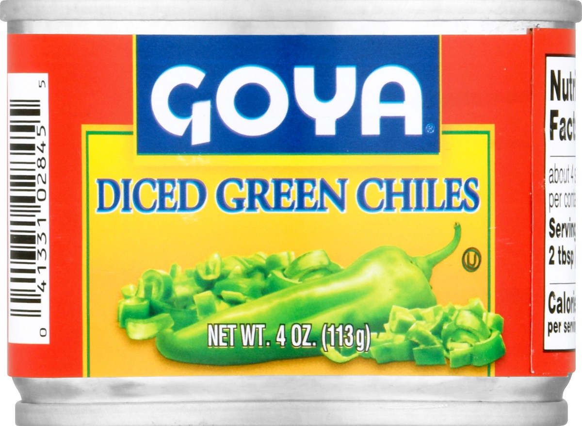 slide 11 of 13, Goya Green Diced Chiles 4 oz, 4 oz