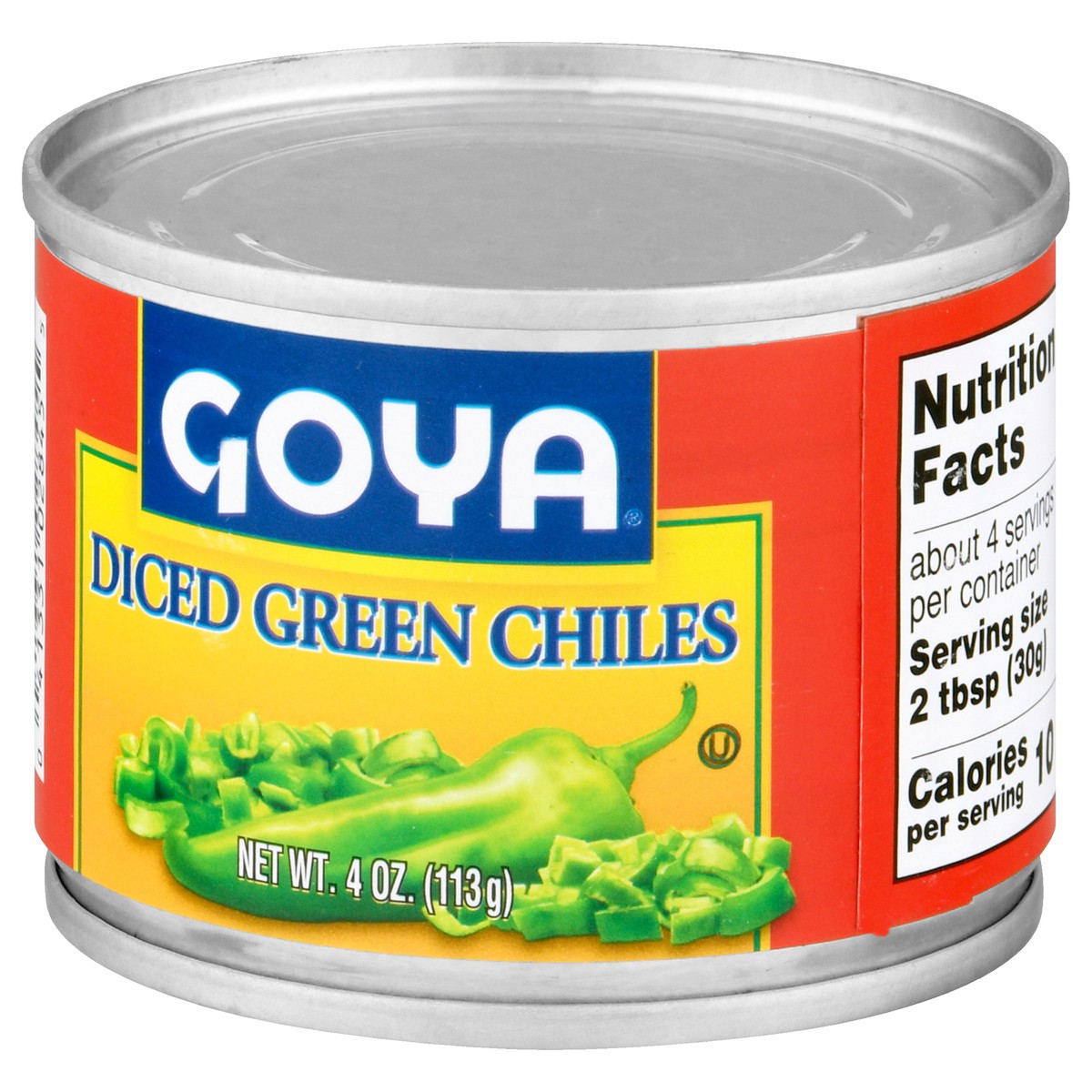 slide 3 of 13, Goya Green Diced Chiles 4 oz, 4 oz