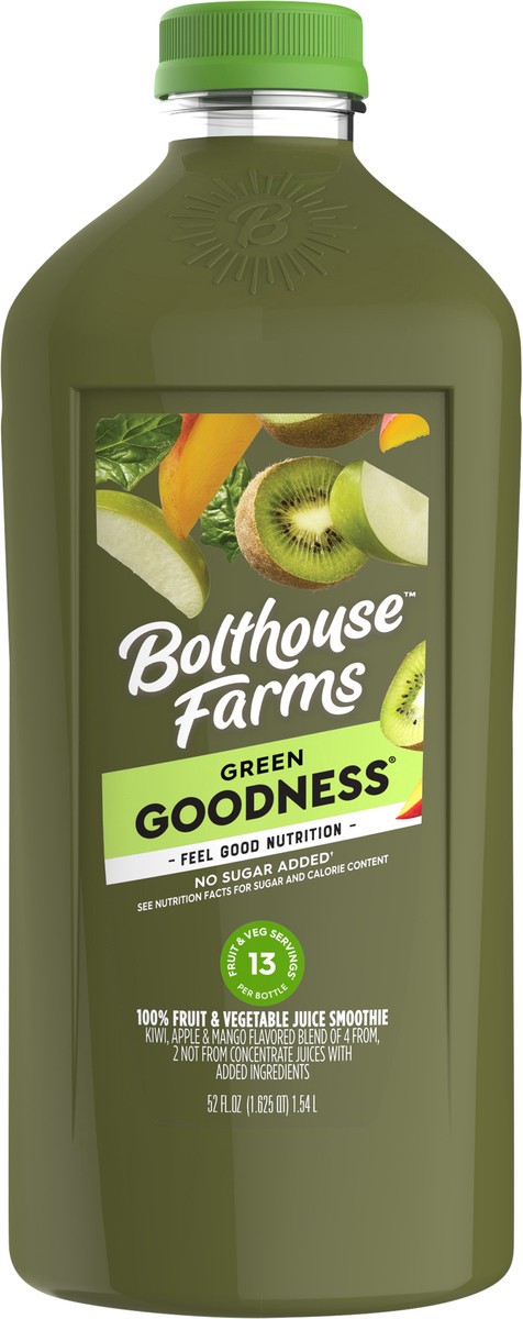slide 3 of 5, Bolthouse Farms Green Goodness 100% Fruit & Vegetable Juice Smoothie 52 fl oz, 52 fl oz