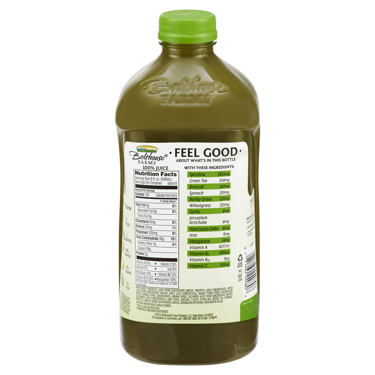 slide 3 of 8, Bolthouse Farms Green Goodness Smoothie, 52 oz