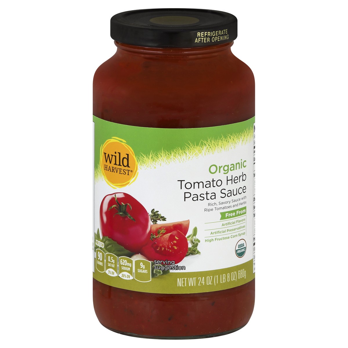 slide 7 of 7, Wild Harvest Pasta Sauce 24 oz, 24 oz