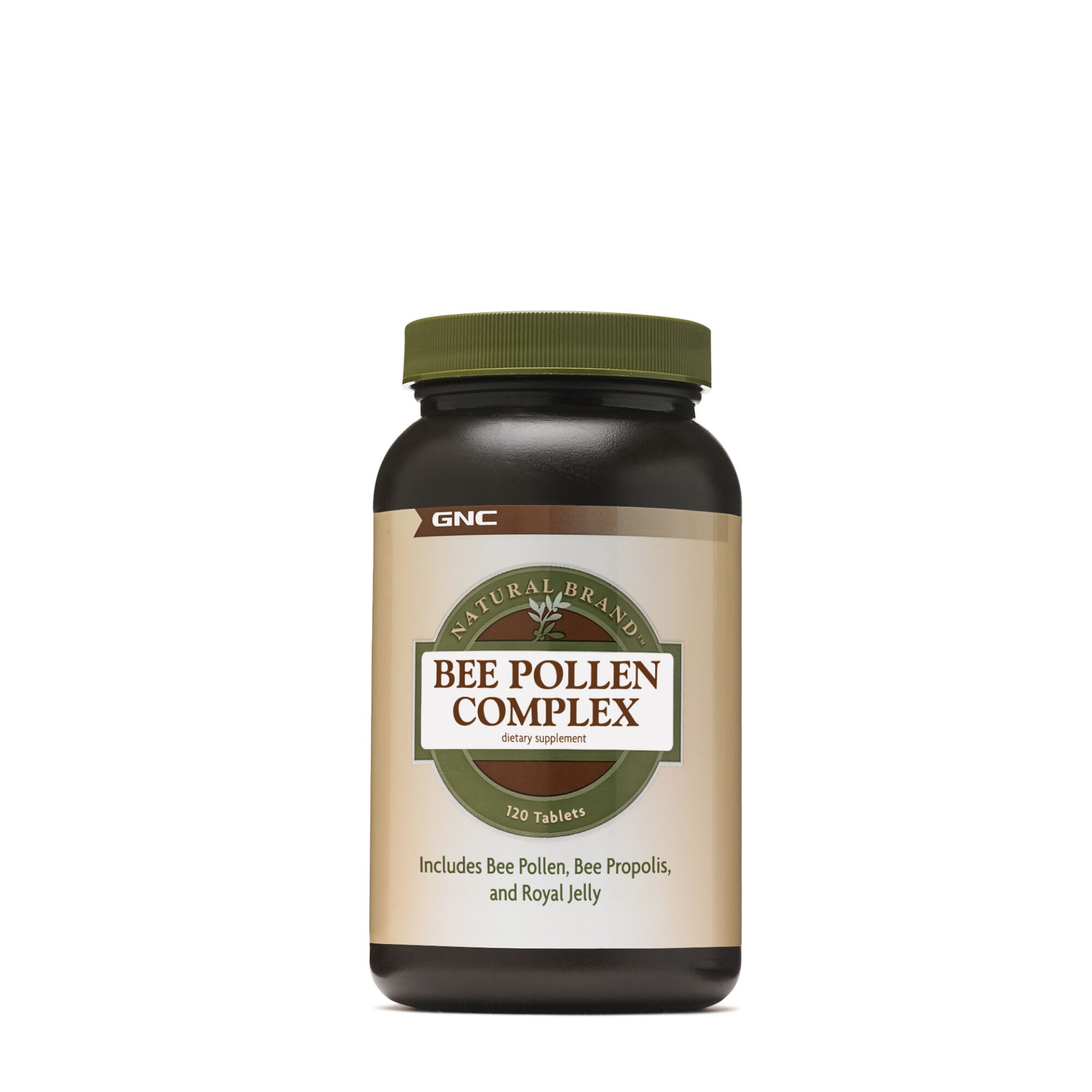 slide 1 of 1, GNC Natural Brand Bee Pollen Complex, 120 ct