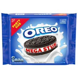 OREO Mega Stuf Chocolate Sandwich Cookies, Party Size, 1 lb 9.35 oz