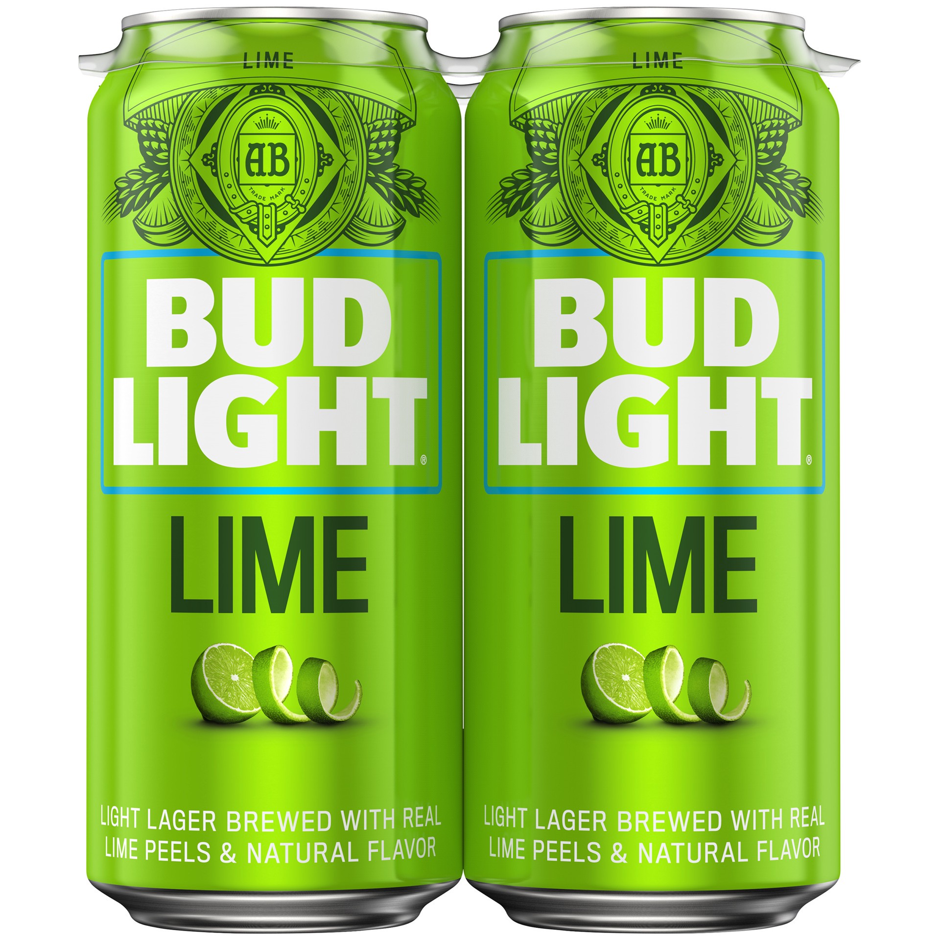 slide 2 of 2, Bud Light Lime Beer, 4 Pack 16 fl. oz. Cans, 4 ct; 16 fl oz