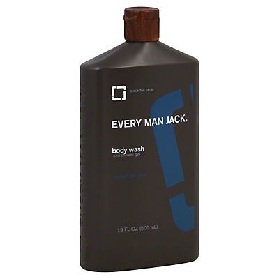 slide 1 of 1, Every Man Jack Signature Mint Body Wash & Shower Gel Liquid, 16.9 oz