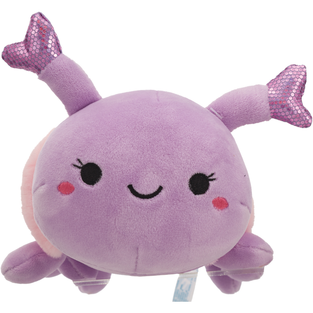 slide 1 of 1, SEASONAL MISC 11.5" Val Caterpillar-Purple/Pink, 1 ct