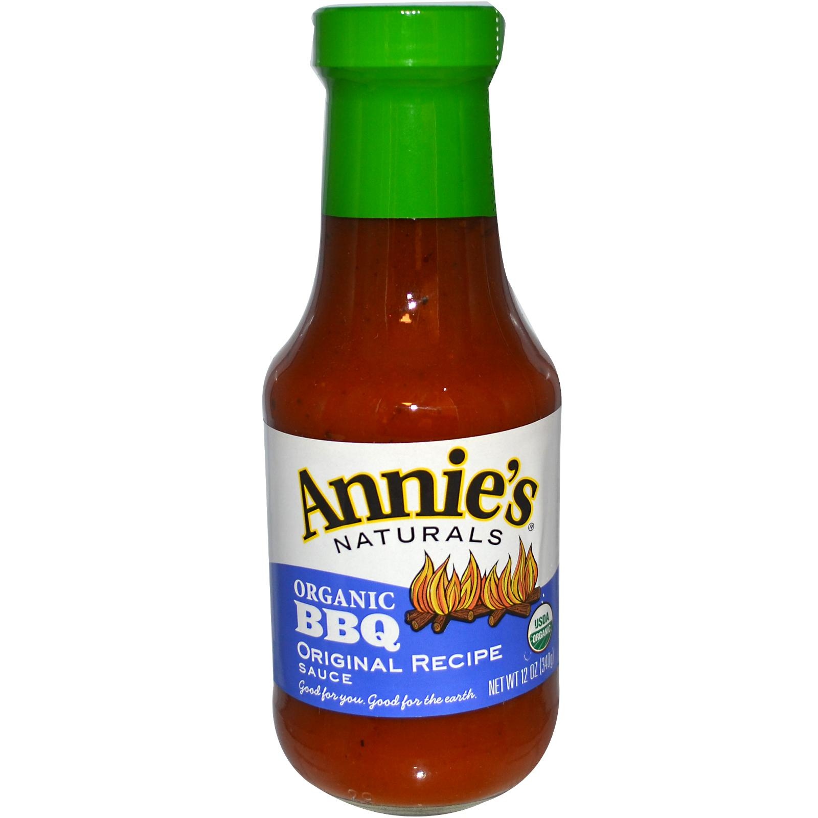 slide 1 of 1, Annie's Naturals Original Recipe Organic BBQ Sauce, 12 oz