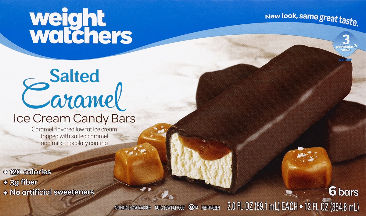 slide 4 of 4, Weight Watchers Ice Cream Candy Bar 6 ea, 6 ct