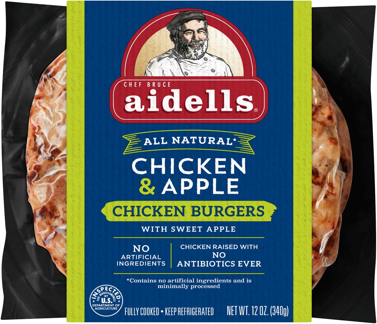 slide 4 of 5, Aidells Chicken, 4 ct; 12 oz