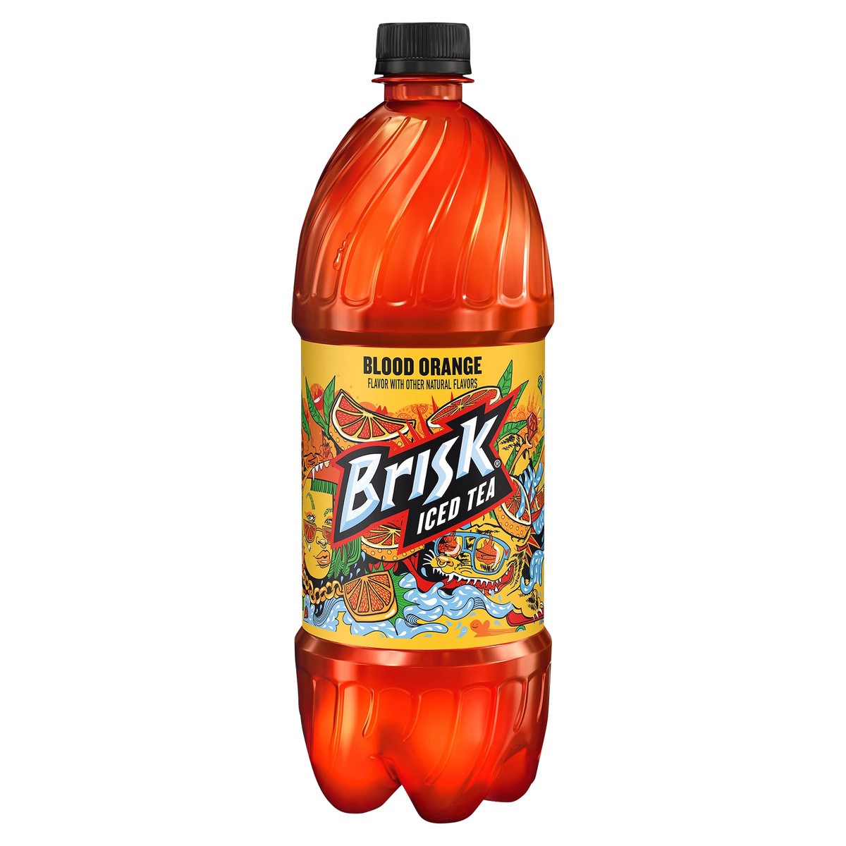 slide 5 of 8, Brisk Iced Tea Blood Orange 1 Liter, 1.05 qt