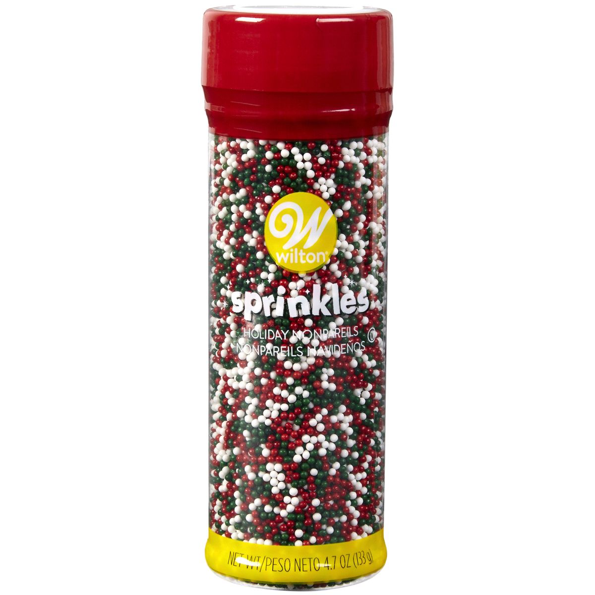 slide 1 of 5, Wilton Sprinkles Holiday Nonpareils, 4.7 oz