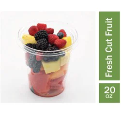 Fresh Cut Mixed Fruit With Melons And Berries