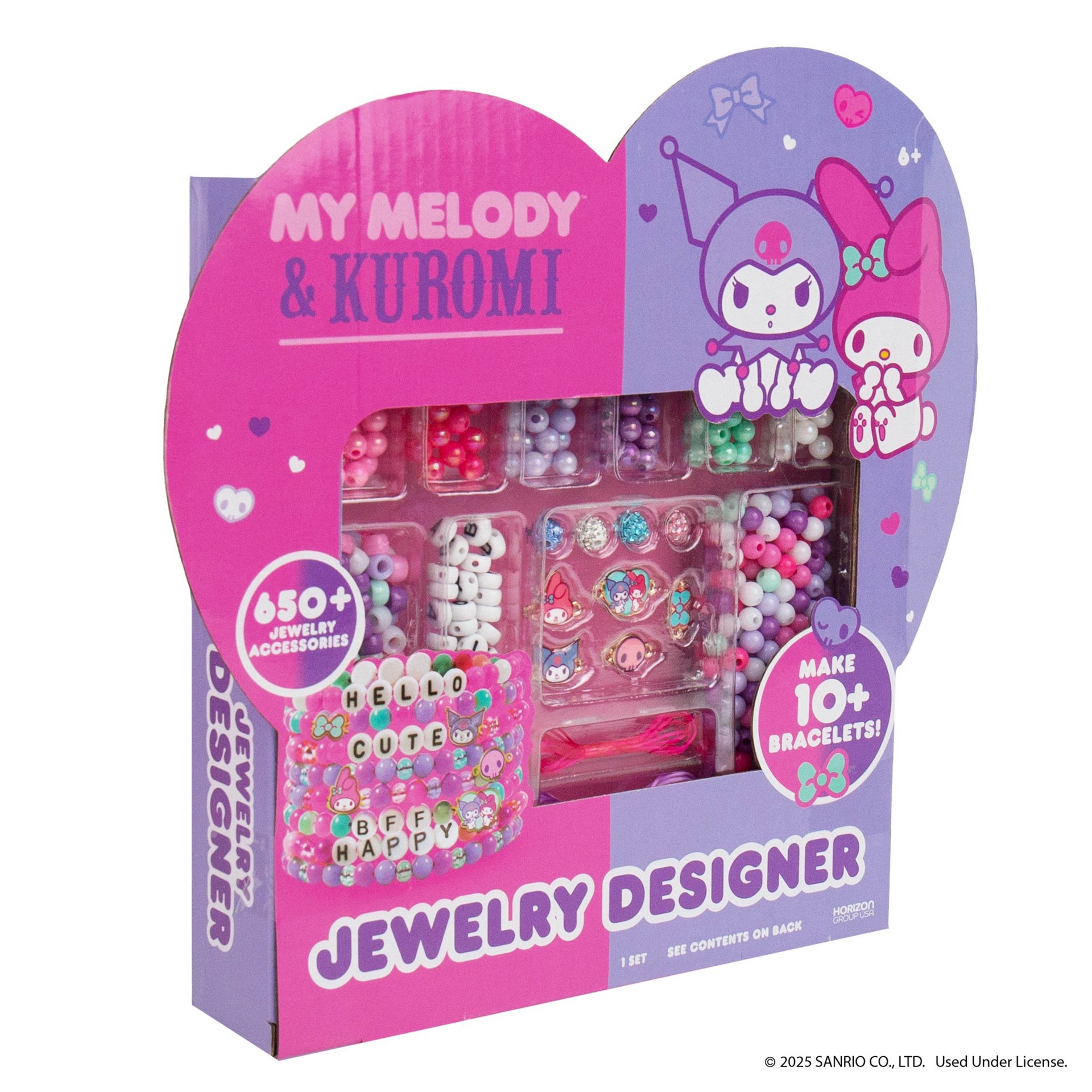 slide 3 of 5, Hello Kitty My Melody & Kuromi Jewelry Designer, 1 ct