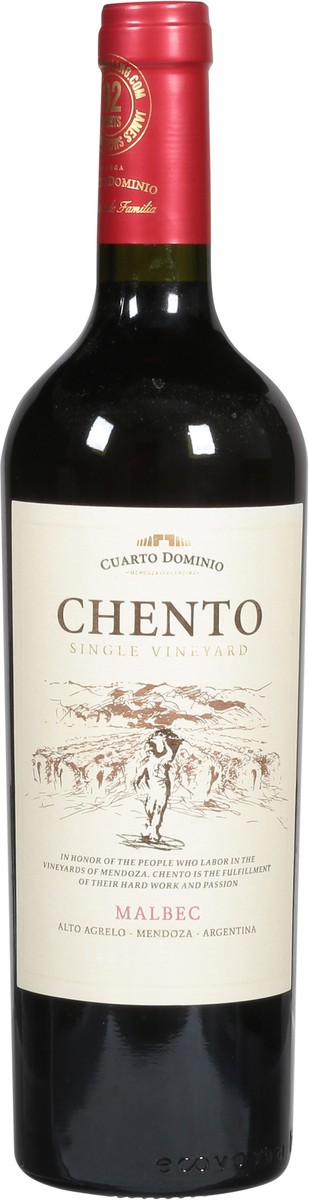 slide 12 of 12, Chento Malbec 750 ml, 750 ml