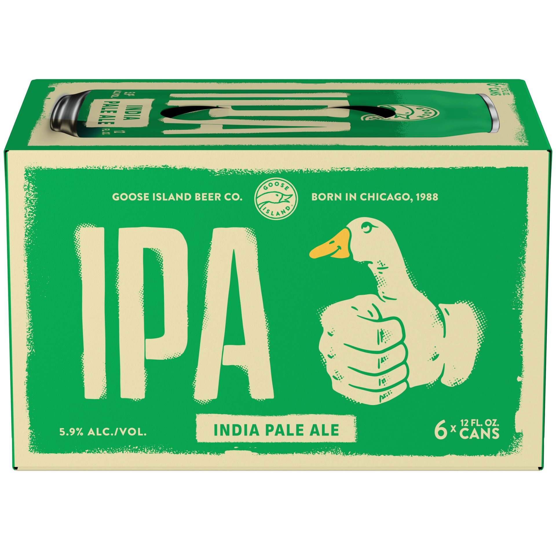 slide 1 of 2, Goose Island Beer Co. Goose Island IPA, 6 Pack 12 FL OZ Cans, 72 fl oz