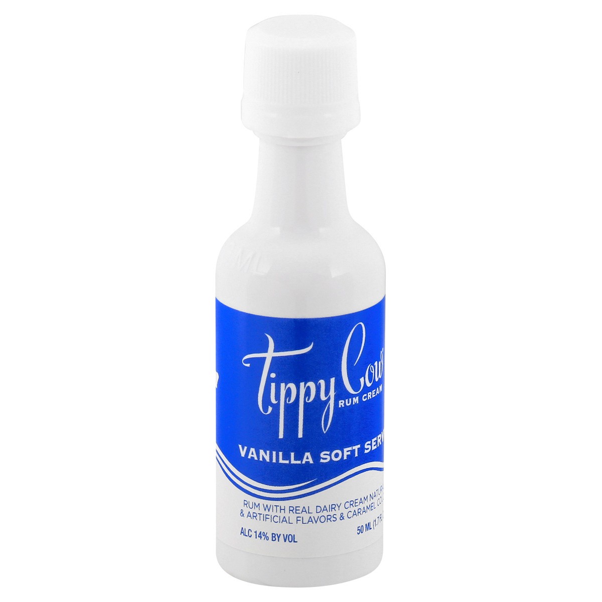 slide 4 of 8, Tippy Cow Rum Cream Vanilla, 50 ml