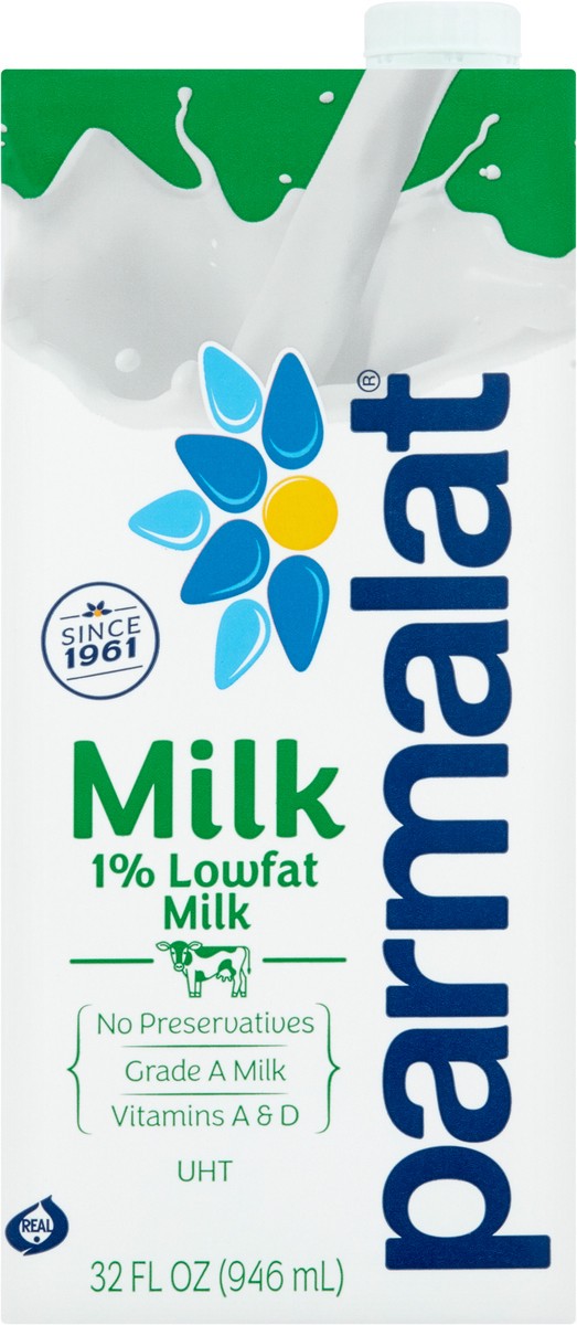 slide 2 of 8, Parmalat 1% Lowfat Grade A Milk, 32 oz