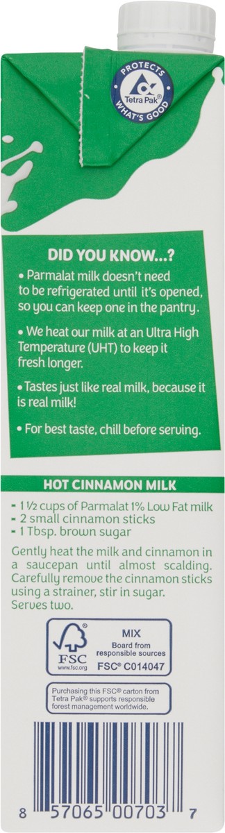 slide 8 of 8, Parmalat 1% Lowfat Grade A Milk, 32 oz