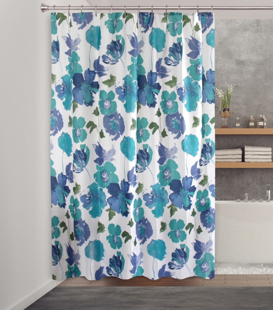 slide 1 of 1, HD Designs Fabric Shower Curtain - Spring Day, 1 ct