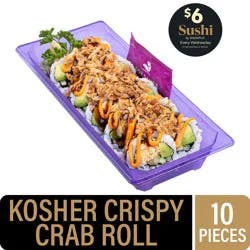 Private Selection® Kosher Crispy Crab Sushi Roll – by Snowfox™, 10 pc