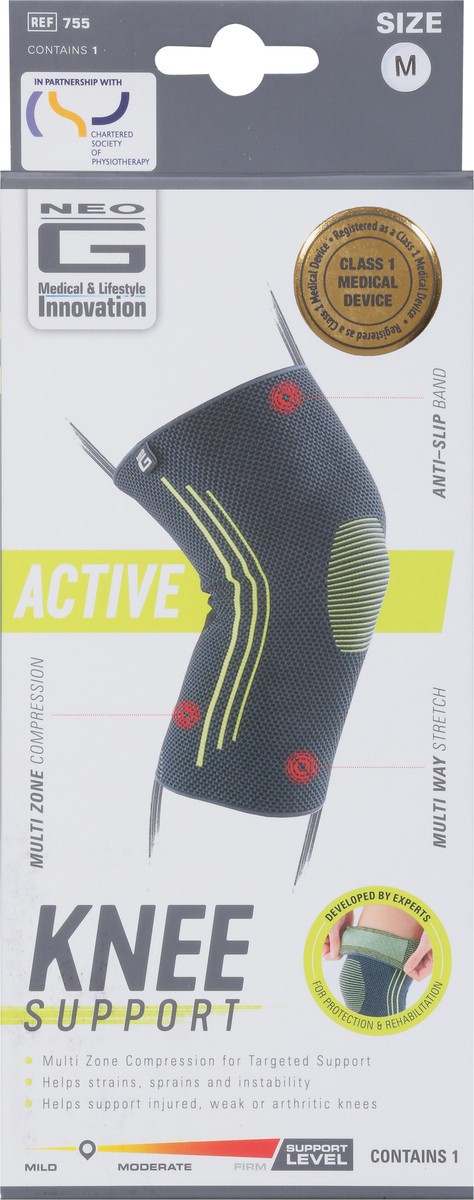 slide 9 of 9, Neo G Active M Knee Support 1 Each, 1 ct