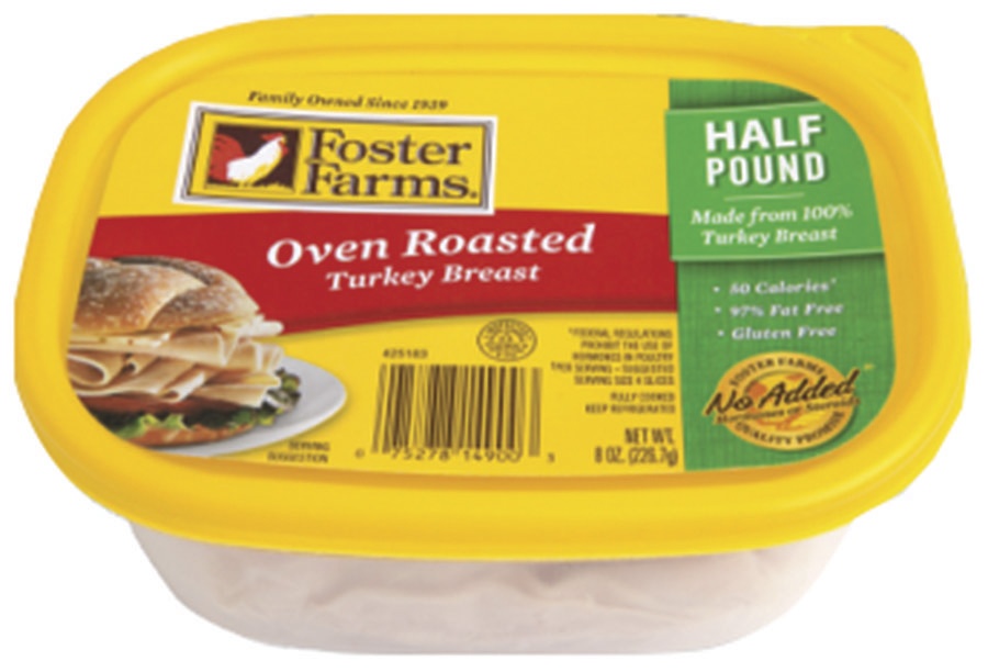slide 1 of 1, Foster Farms Lunchmeat Turkey Breast Oven Roasted, 8 oz