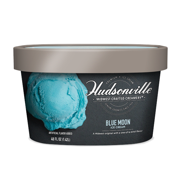 slide 1 of 1, Hudsonville Ice Cream Blue Moon, 48 oz