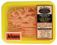 slide 1 of 1, Arizona Fresh Premium Ground Chicken Breast 97% Lean, 1 lb