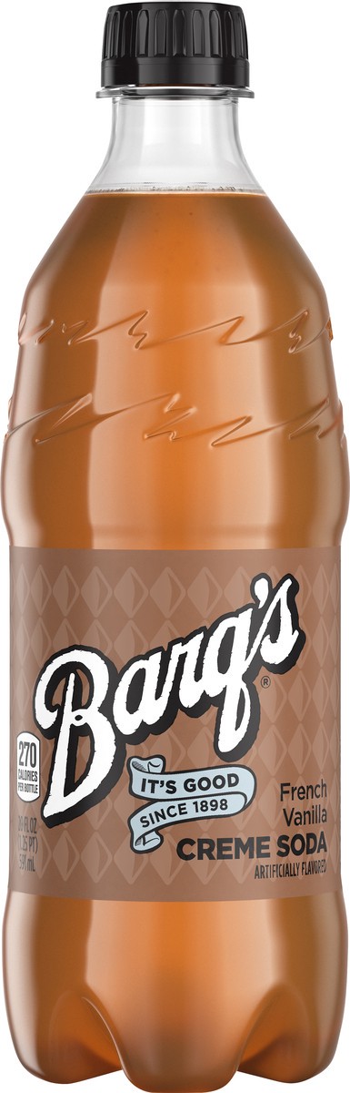 slide 1 of 8, Barq's French Vanilla Creme Soda - 20 oz, 20 oz