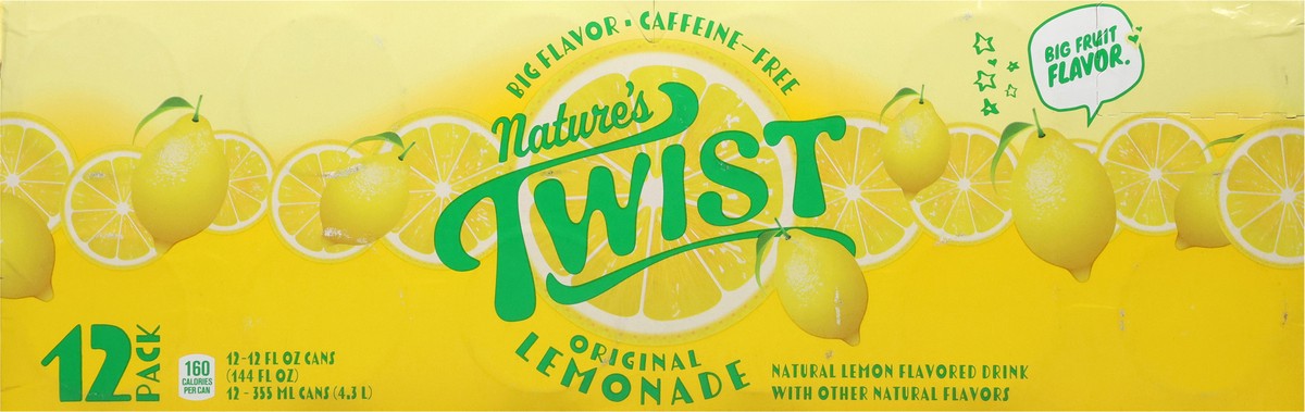 slide 3 of 12, Nature's Twist Sugar Free Original Lemonade 12 - 12 fl oz Cans, 12 ct