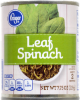 slide 1 of 1, Kroger Leaf Spinach, 7.75 oz