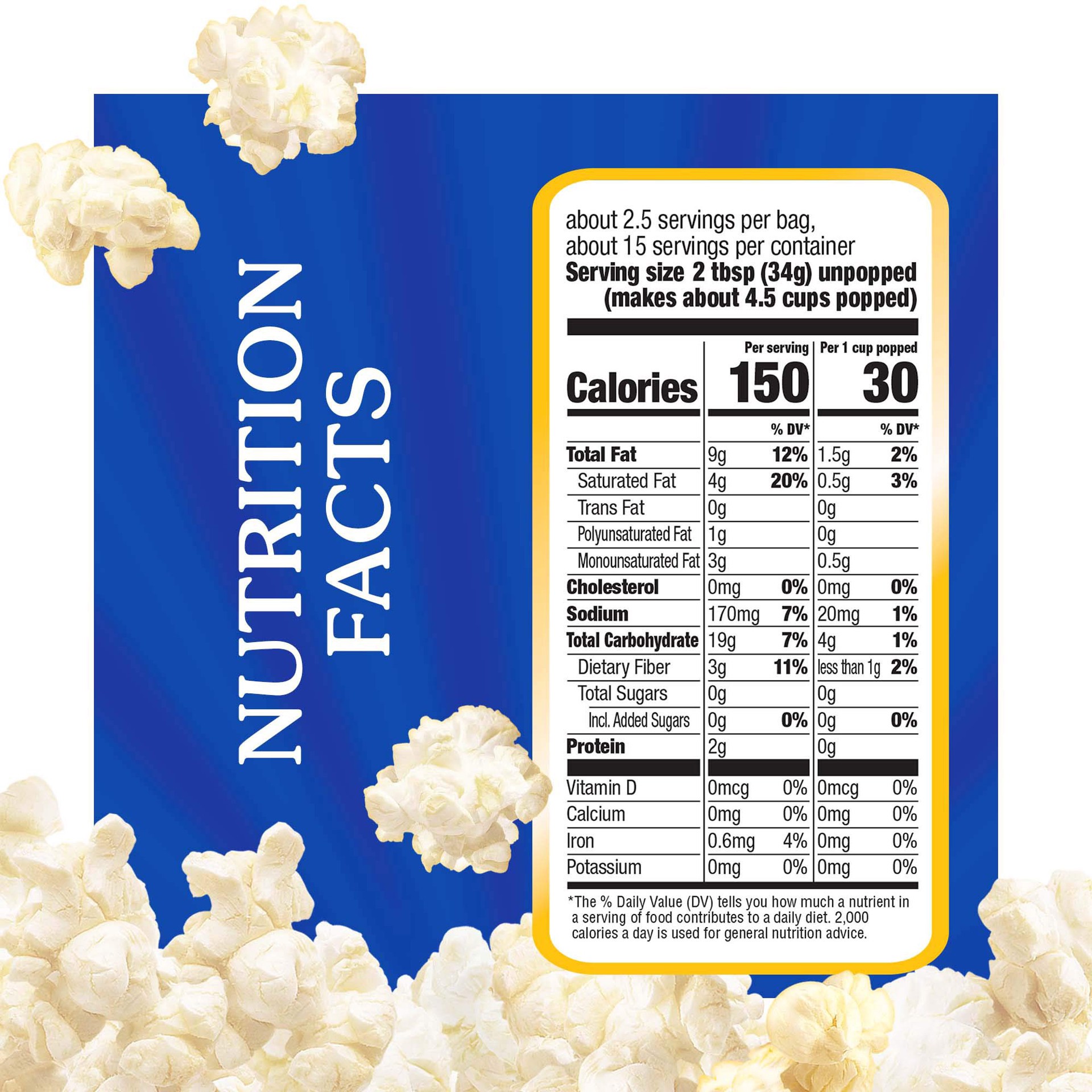 slide 2 of 5, Act II Kettle Corn Microwave Popcorn, 2.75 oz., 6 Count Bags, 6 ct