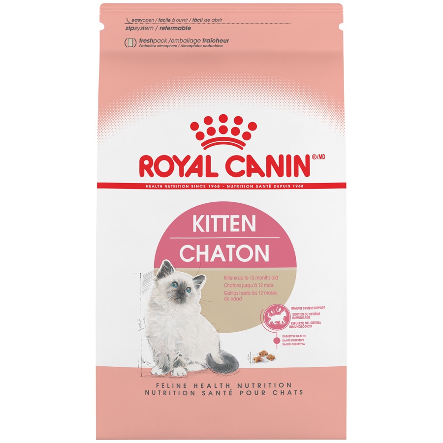 slide 1 of 9, Royal Canin Feline Health Nutrition Dry Kitten Food, 3.5 lb