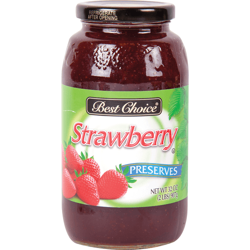 slide 1 of 1, Best Choice Strawberry Preserves, 32 oz