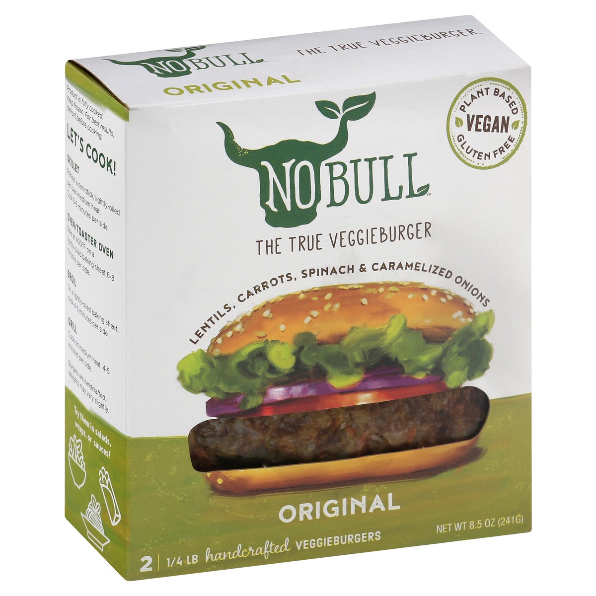 slide 5 of 13, Nobull Veg Burger Orgnl, 8 oz