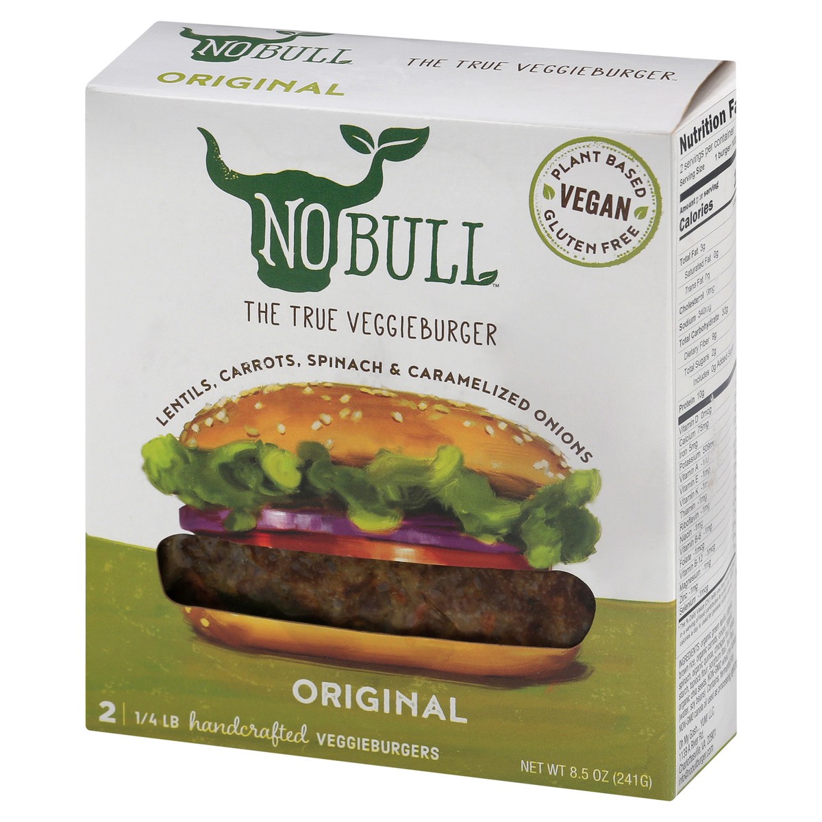 slide 6 of 13, Nobull Veg Burger Orgnl, 8 oz